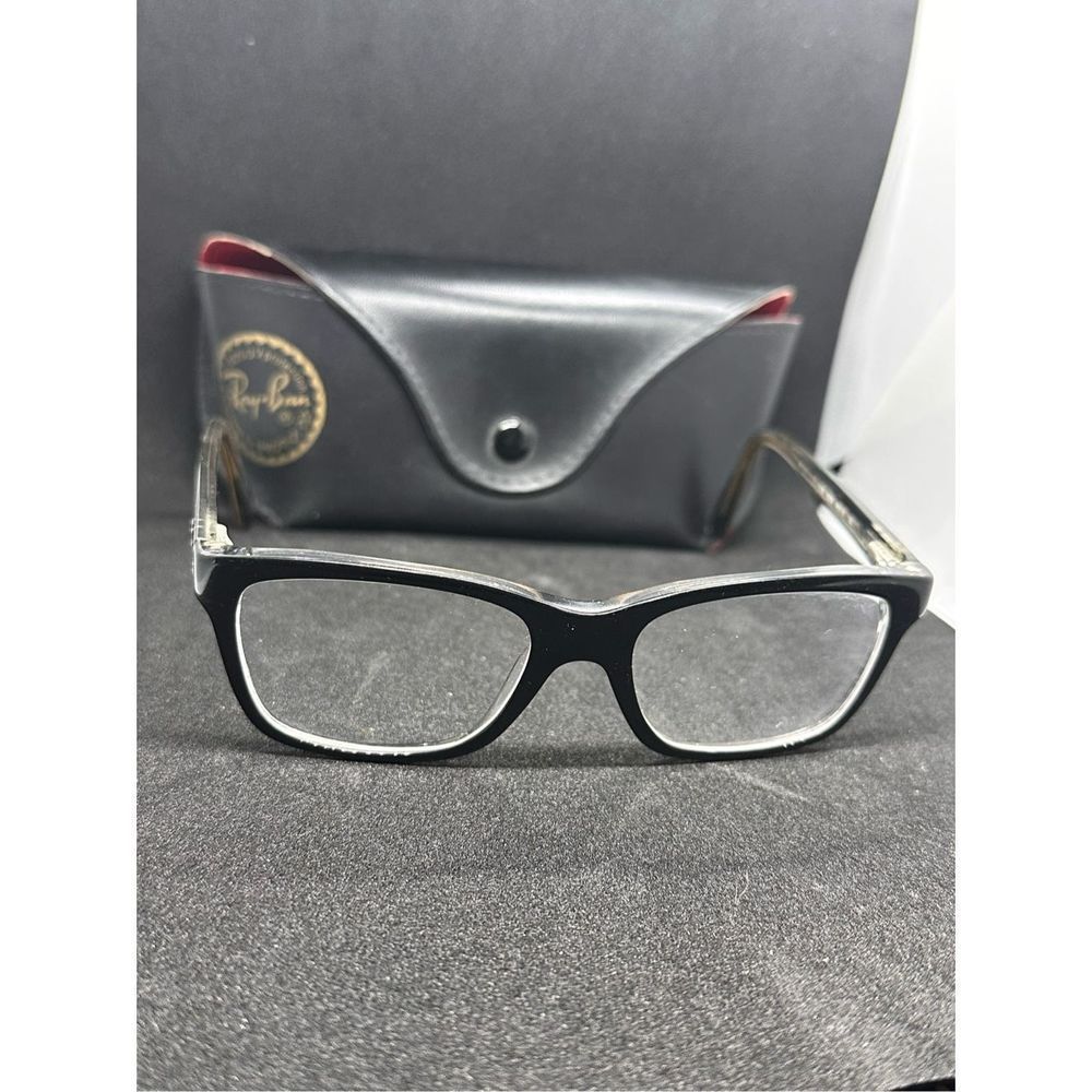 Ray-Ban T1536 Square Prescription Eyeglass Frames WITH RAY-ban SUNGLASSES CASE G